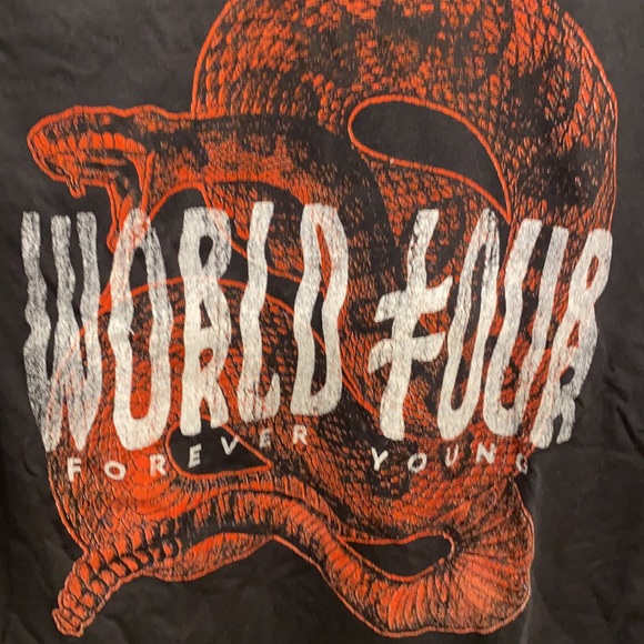 NWT Prince Peter Snake Print World Tour Forever Young Tee Large L Revolve RARE - Picture 6 of 7